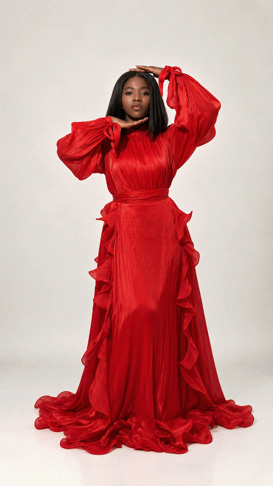 Ruffle Maxi Dress